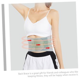 IWOWHERO 1pc Warm Waist Brace for Lower Back Support Breathable and Comfortable Sports Waist Support Belt for Exercise and Daily Use for Men and Women
