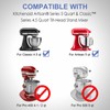 Vesaneae Acrylic Kitchen Mixer Mat, Convenient Sliding Tray, Compatible with