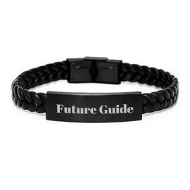 Spring Pet Products Inspirational Guide Gifts for Men, Women, Friends, and Family - Interlaced Leather Graduation Gift from Coworkers, Unique Future Guide Accessory