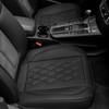 JOJOBAY 2pack Leather Car Seat Cover,Bottom Seat Covers for Cars,Front