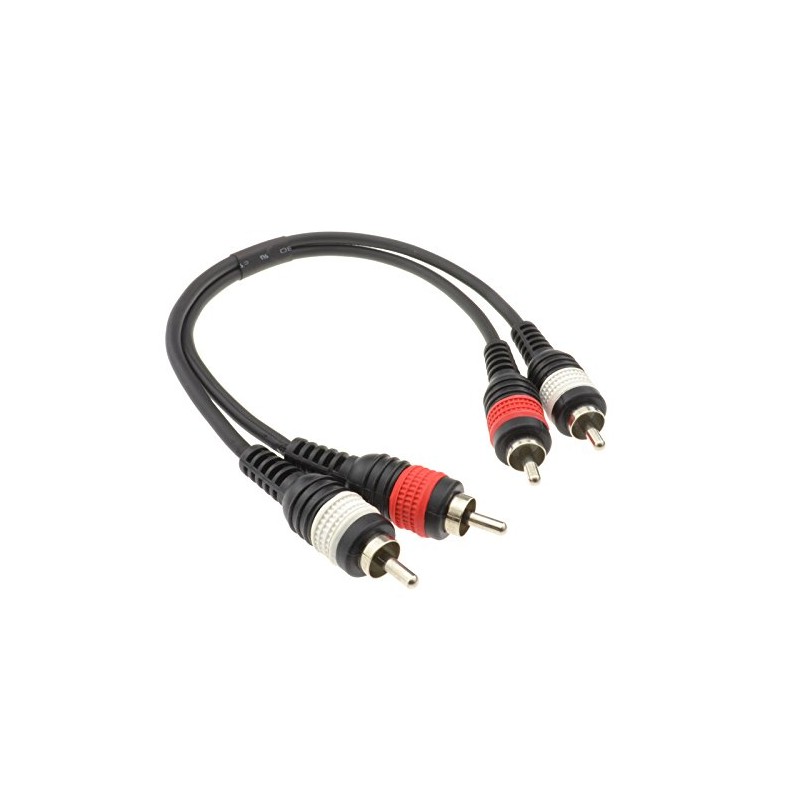 PULSE RCA Male Phono Plug to Phono Shielded Audio Cable