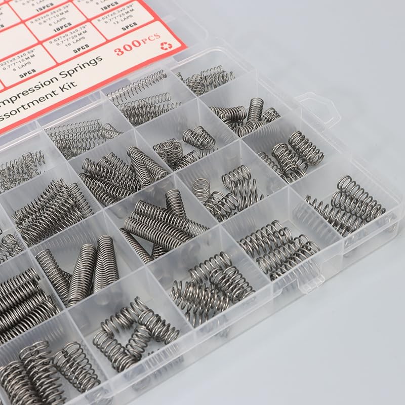 VitalBloom 23 種類計 300 個 圧縮・引張コイルバネセット ピックツール付 DIY 精密補修メカニカルパーツ
