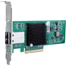12G External PCIe Controller Card, SAS/SATA HBA Card, Broadcoms SAS 3008 Chip, PCI Express 3.0 X8, 2X Mini SAS SFF-8644 Ports, Identical to LSI SAS 9300-8E