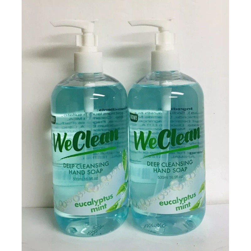 weclean Jabón Liquido Eucalipto Y Menta Limpieza Profunda 20 Pack