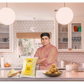 Rani Ladoo Besan (Coarse Gram Glour) 32oz (2lbs) 908g ~ All Natural | Vegan | Gluten Friendly | NON-GMO | Kosher | Indian Origin