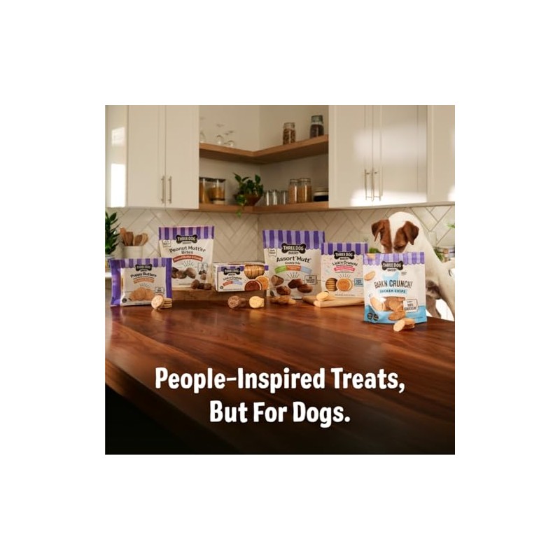 Three Dog Bakery Carob Chip Cookie