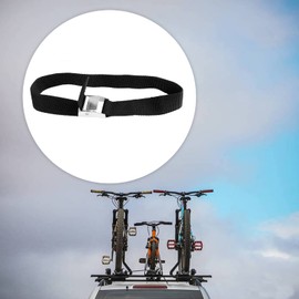 SZXMDKH 11 Pcs Ratchet Straps with Quick Release Cam Bukle Heavy Duty Tie Down Straps Tensioning Belts Fastening Lashing Straps Bike Rack Straps for Car Bicycle Cargo Trailer Luggage Carrier, Black