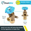 SharkBite 3/4 Inch x 3/4 Inch MHT Garden Valve, Multi