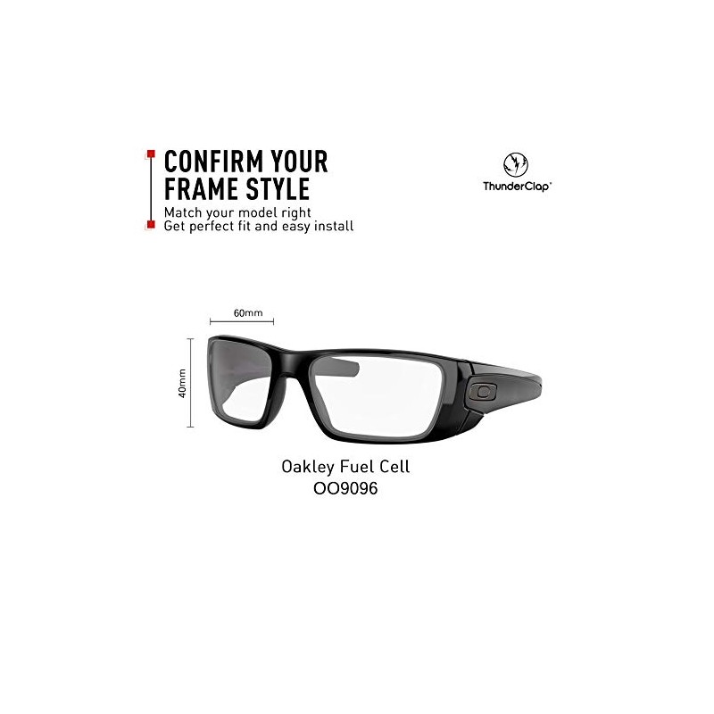 ThunderClap Polycarbonate Replacement Lenses for Oakley Fuel Cell Sunglasses OO9096,
