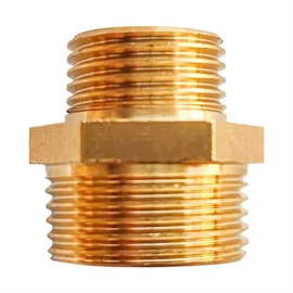 D&DHardware Reducer 3/4 Inch Male Thread to 1/2 Inch Male Thread, Adapter 3/4 Inch to 1/2 Inch, Double Nipple Brass Male Thread, Reducers 1/2 Inch to 3/4 Inch for Water Pipe
