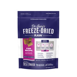 Best Breed Dr. Gary's Freeze-Dried Raw Food, Topper and Treat: Fish Recipe - 4 oz.