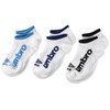 Umbro UCS8942 Ankle Socks, 3-Piece Design, Unisex, Kids, white (WH)