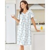 Ekouaer Nightgowns for Women Cotton House Dress with Pockets Short