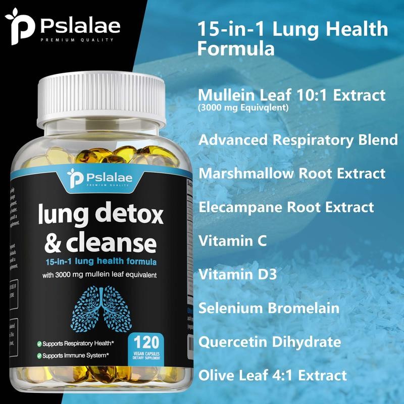Pslalae - Supplement Capsules with Mullein Leaf Extract - For