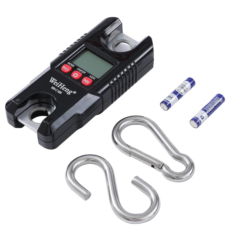 Digital Crane Scale TOPWAY 300kg Loading Capacity, Handheld Weighing Scale,