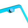 NAROWAN Silicone Back Guard License Plate Frame Green Mirror Chrome