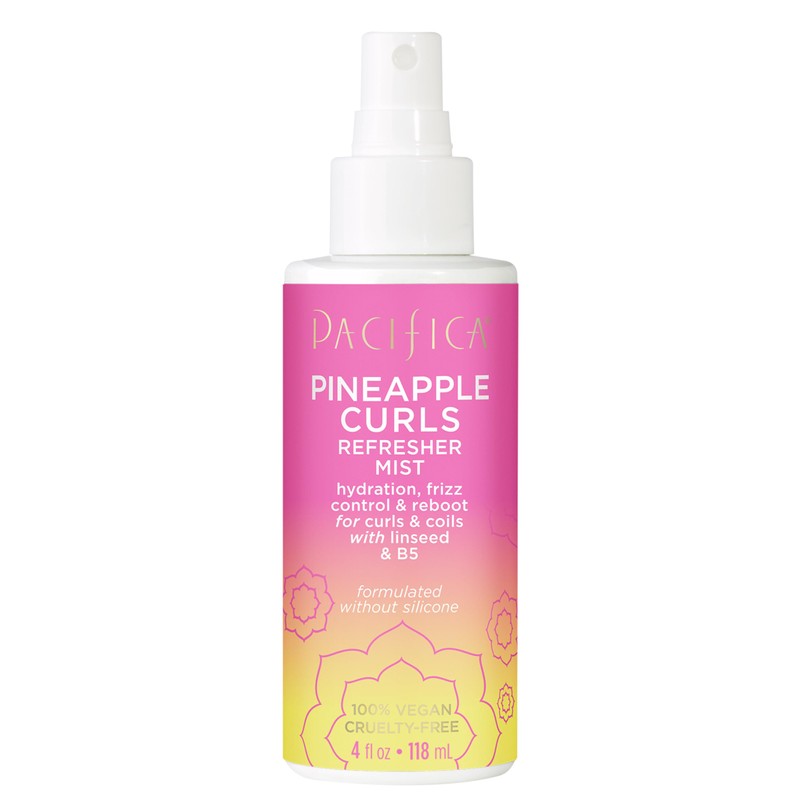 Pacifica Pineapple Curls Refresher Mist - Curl Refresher Spray, with