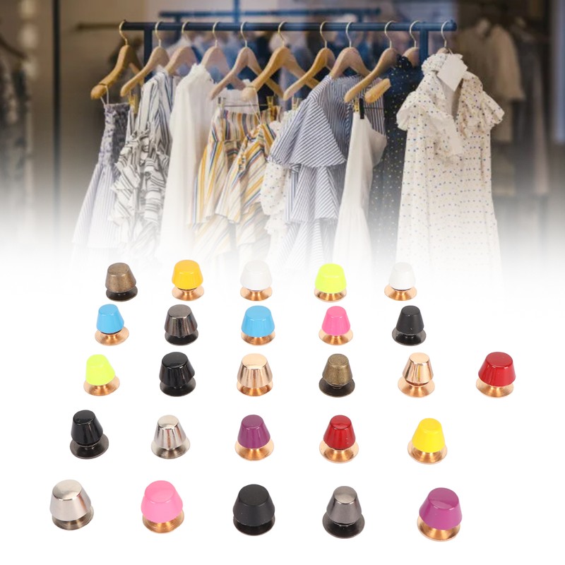 26pcs Screwback Studs Nailheads Lightweight Rust Proof Zinc Alloy Flat