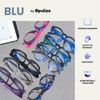 OPULIZE B5 Blue Light Filter Cool Round Frame Spring Hinges