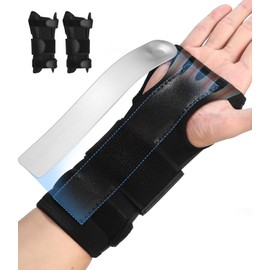 Handgelenk Bandagen, Handgelenkstütze mit Metall schiene,Handgelenkbandage zur Schmerzlinderung,Verstellbare Karpaltunnelsyndrom Schiene,Bandage Handgelenk für Sehnenscheiden,Karpaltunnel, Arthritis