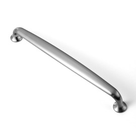 Goo-Ki 6 Pack Brushed Satin Nickel Cabinet Handle Drawer Pulls,7.56Inch(192mm) c-c Solid Zinc Alloy Modern Bar Pull Kitchen Hardware for Closet Dresser Wardrobe Cupboard Furniture, 9330LN-192