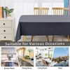 DWCN Table Cloth Wipe Clean Tablecloth Outdoor Table Cloth Waterproof