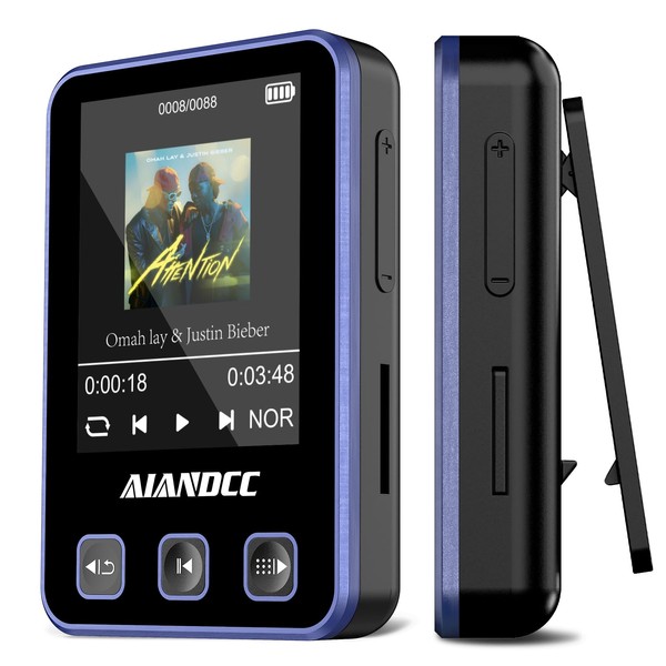 Mp3 Players with Bluetooth 5.3, 32GB Mp3 Player With Sports
