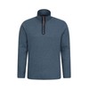 Mountain Warehouse Beta Mens Zip Neck Top Light Blue XL