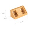 ALUSFERA Angle Connector Double Set 20/40 x Furniture Connector Cabinet