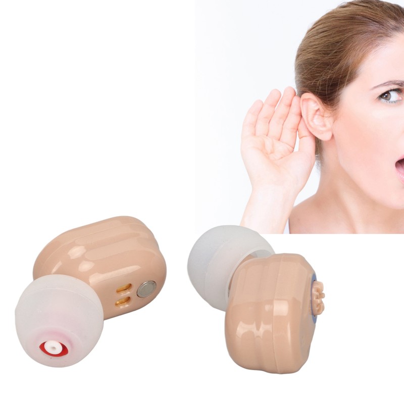 Earbuds Hearing Aids Rechargeable Noise Cancelling Lightweight Digital Hearing Amplifier