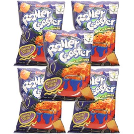Jack'n Jill, Roller Coaster Cheddar Cheese Potato Rings (Pack of 5), Imported from The Philippines, 3.00 oz (each)