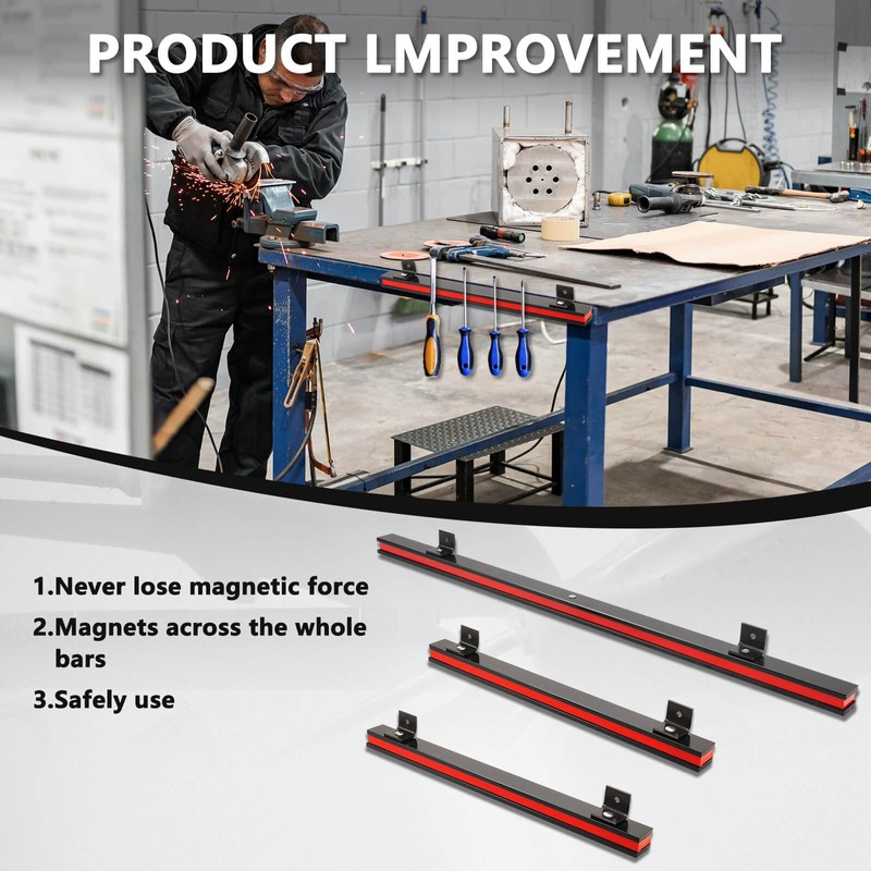 RAMATA Extremely Heavy-Duty Magnetic Tool Holder 13" Magnetic Tool Holders