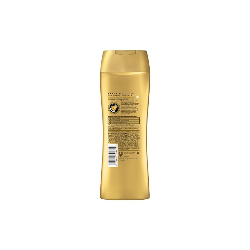 Suave Profesionales Champú suavizante, infusión de queratina, 12.6 oz