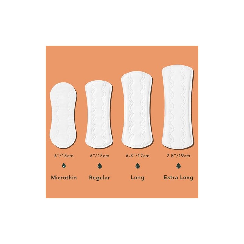 Rael Organic Pads Value Packs - Regular Pads, Overnight Pads,