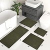 HRILO Bathroom Rugs Non Slip Washable, Super Absorbent Thin Bath
