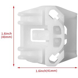 OTUAYAUTO Window Regulator Front Left Right Repair Kit Compatible with Golf 4 97-06
