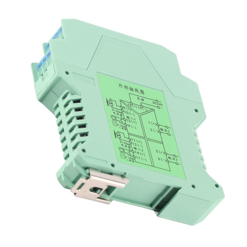 Current Signal Isolator 2 in 2 Out Signal Transmitter DC
