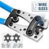 Tivorex Battery Cable Lug Crimping Tool Kit for AWG 10-1/0