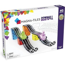MAGNA-TILES Downhill Duo 40-Piece Magnetic Construction Set, The Original Magnetic Building Brand