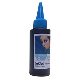 Light Cyan Dye Sublimation Ink, 100ml Inktec Sublinova Smart Dye Sublimation Ink, Epson Compatible.