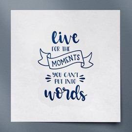 Decal Stickers of You (Navy Blue) (Set of 2) Premium Waterproof Vinyl Decal Stickers for Laptop Phone Accessory Helmet Car Window Mug - ANDVER1c43826AB_102023