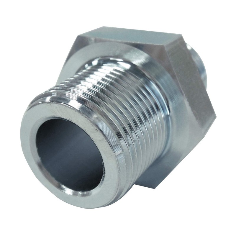 Flowbal Hose Adapter SS (Trivalent) FR09-3 1/8 for Hydraulics