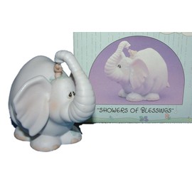 Precious Moments "Showers of Blessings" Elephant Figurines