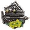 Japan 100 Famous Mountains [Pin Badge] Eiko Trekking Mountain Climbing