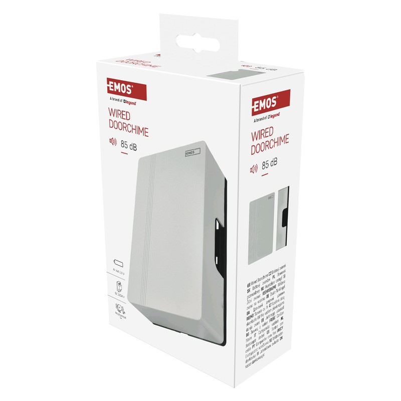EMOS - 2-wire doorbell with dual power supply - Classic
