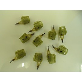 10 x Open Ended Fin Feeders - 10 grams. Carp/Coarse fishing, rivers and Lakes
