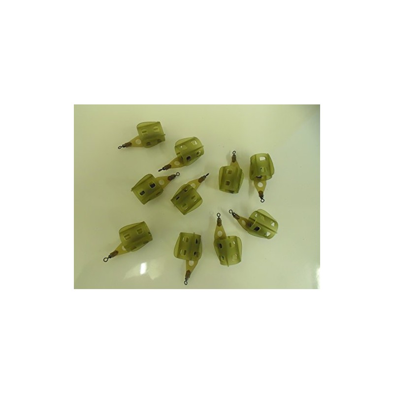10 x Open Ended Fin Feeders - 10 grams. Carp/Coarse