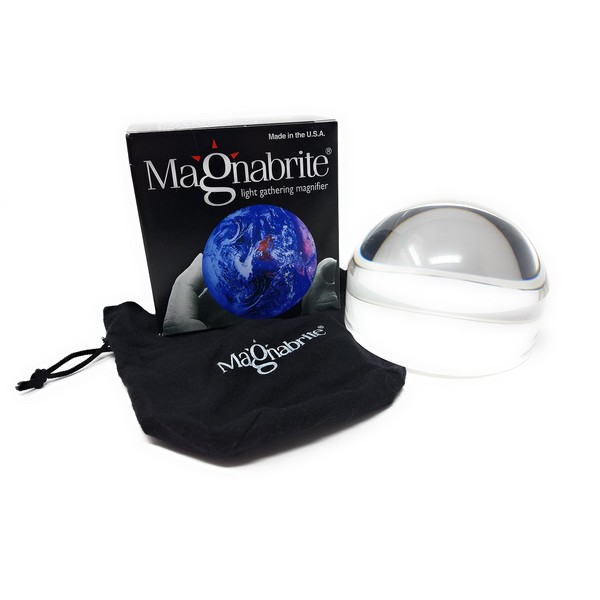 4X Magnabrite Bright Field Dome Magnifier 4.5 Inches