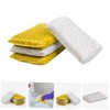 Ipetboom 4Pcs Glitter Cleaning Sponges Multi Function Dish and Bathroom