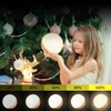 MIAROZ LED Bedside Lamp, Continuously Dimmable Table Lamp RGB Light,